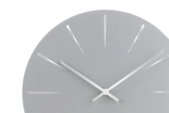 Horloge Murale Design 'THE EARNEST.' -Magasin De Rénovation Domiciliaire kl04968 grau wanduhren wanduhr modern design minimalistisch 03