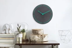 Horloge Murale Design 'THE NEON.' -Magasin De Rénovation Domiciliaire kl04969 grau tuerkis design wanduhr wanduhr modern design minimalistisch 06
