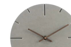 Horloge Murale Design 'THE PROFOUND.' -Magasin De Rénovation Domiciliaire kl04971 grau braun design wanduhr wanduhr modern design minimalistisch 03