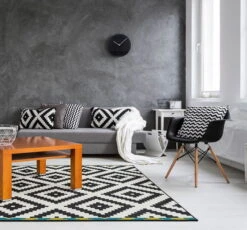 Horloge Murale Design 'THE ESSENTIAL.' -Magasin De Rénovation Domiciliaire kl04972 schwarz weiss design wanduhr wanduhr modern design minimalistisch 07