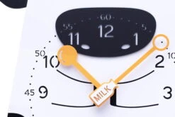 Horloge Murale Design 'THE MILKY.' -Magasin De Rénovation Domiciliaire kl04978 schwarz weiss design wanduhr wanduhr modern design minimalistisch 03