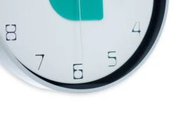 Horloge Murale Design 'THE DROPLET.' -Magasin De Rénovation Domiciliaire kl04986 weiss tuerkis design wanduhr wanduhr modern design minimalistisch 05