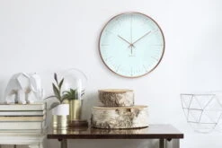 Horloge Murale Design 'THE CLASSY.' -Magasin De Rénovation Domiciliaire kl04989 weiss kupfer design wanduhr wanduhr modern design minimalistisch 06