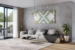 XXL Tableaux à L'huile 'Restrained Elegance' | Pièce Unique Peinte à La Main 200x100cm 14 XXL Tableaux à L'huile 'Restrained Elegance' | Pièce Unique Peinte à La Main 200x100cm -Magasin De Rénovation Domiciliaire kl05075 geometrische kunst blau gruen oel gemaelde oel bilder handgemalte unikate moderne kunst 0002 036EoW21BPnFkFl