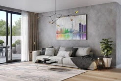 XXL Tableaux à L'huile 'Pulsating Metropolis' | Pièce Unique Peinte à La Main 180x120cm 14 XXL Tableaux à L'huile 'Pulsating Metropolis' | Pièce Unique Peinte à La Main 180x120cm -Magasin De Rénovation Domiciliaire kl05078 figurative abstraktion bunt grau oel gemaelde oel bilder handgemalte unikate moderne kunst 0001 03