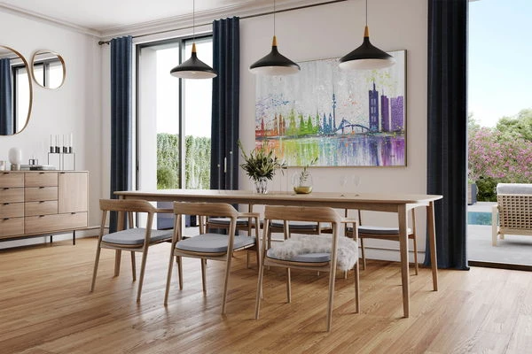 XXL Tableaux à L'huile 'Pulsating Metropolis' | Pièce Unique Peinte à La Main 180x120cm 6 XXL Tableaux à L'huile 'Pulsating Metropolis' | Pièce Unique Peinte à La Main 180x120cm – Image 4