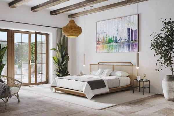 XXL Tableaux à L'huile 'Pulsating Metropolis' | Pièce Unique Peinte à La Main 180x120cm 8 XXL Tableaux à L'huile 'Pulsating Metropolis' | Pièce Unique Peinte à La Main 180x120cm – Image 6