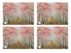 Tableau Peint à La Main 'The Most Beautiful Feeling' 100x70cm | Avec Certificat D'authenticité -Magasin De Rénovation Domiciliaire kl05463 liebespaar rosa braun acryl gemaelde acryl bilder leinwandbilder moderne kunst 08