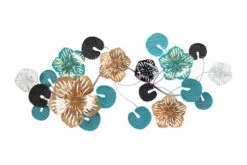 Sculpture Murale En Métal 'Frosty Field' 157x70x8cm