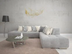 Sculpture Murale En Métal 'Enchanted Moment' 125x71x3cm -Magasin De Rénovation Domiciliaire kl06048 abstrakte skulpturen gold wanddeko metall wandskulptur wandbilder aus metall 04