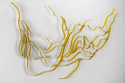 Sculpture Murale En Métal 'Enchanted Moment' 125x71x3cm -Magasin De Rénovation Domiciliaire kl06048 abstrakte skulpturen gold wanddeko metall wandskulptur wandbilder aus metall 05