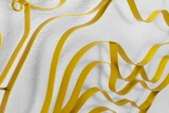 Sculpture Murale En Métal 'Enchanted Moment' 125x71x3cm -Magasin De Rénovation Domiciliaire kl06048 abstrakte skulpturen gold wanddeko metall wandskulptur wandbilder aus metall 06