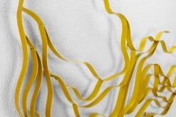 Sculpture Murale En Métal 'Enchanted Moment' 125x71x3cm -Magasin De Rénovation Domiciliaire kl06048 abstrakte skulpturen gold wanddeko metall wandskulptur wandbilder aus metall 09