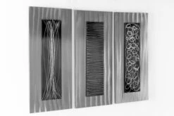 Sculpture Murale En Métal 'Bearers Of Wisdom' 111x87x3cm 15 Sculpture Murale En Métal 'Bearers Of Wisdom' 111x87x3cm -Magasin De Rénovation Domiciliaire kl06052 abstrakte skulpturen schwarz silber wanddeko metall wandskulptur wandbilder aus metall 05