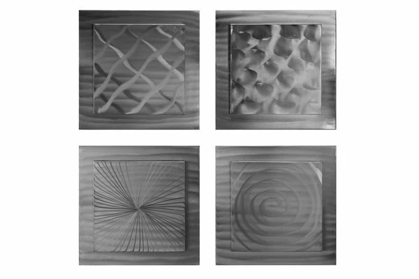 Sculpture Murale En Métal 'Variety Of Patterns' 74x74x3cm 3 Sculpture Murale En Métal 'Variety Of Patterns' 74x74x3cm