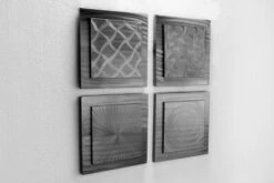 Sculpture Murale En Métal 'Variety Of Patterns' 74x74x3cm 15 Sculpture Murale En Métal 'Variety Of Patterns' 74x74x3cm -Magasin De Rénovation Domiciliaire kl06053 abstrakte skulpturen schwarz silber wanddeko metall wandskulptur wandbilder aus metall 05