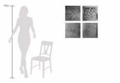 Sculpture Murale En Métal 'Variety Of Patterns' 74x74x3cm 17 Sculpture Murale En Métal 'Variety Of Patterns' 74x74x3cm -Magasin De Rénovation Domiciliaire kl06053 abstrakte skulpturen schwarz silber wanddeko metall wandskulptur wandbilder aus metall 07