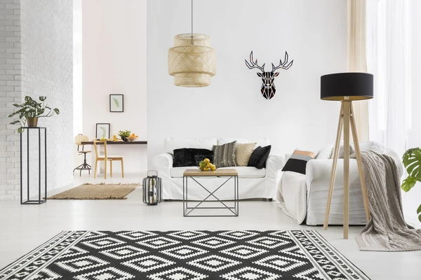 Sculpture Murale En Métal 'Honorable Deer' 80x77x3cm 5 Sculpture Murale En Métal 'Honorable Deer' 80x77x3cm – Image 3