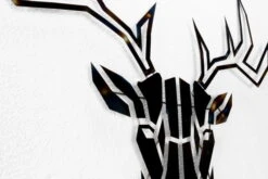 Sculpture Murale En Métal 'Honorable Deer' 80x77x3cm 16 Sculpture Murale En Métal 'Honorable Deer' 80x77x3cm -Magasin De Rénovation Domiciliaire kl06054 tierskulpturen kupfer wanddeko metall wandskulptur wandbilder aus metall 06