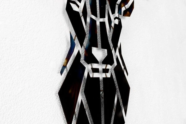 Sculpture Murale En Métal 'Honorable Deer' 80x77x3cm 10 Sculpture Murale En Métal 'Honorable Deer' 80x77x3cm – Image 8