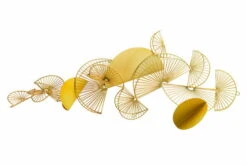 Sculpture Murale En Métal 'Crescent Moon' 105x47x22cm