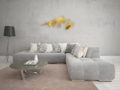 Sculpture Murale En Métal 'Crescent Moon' 105x47x22cm -Magasin De Rénovation Domiciliaire kl06064 abstrakt gold wanddeko metall wandskulptur wandbilder aus metall 04