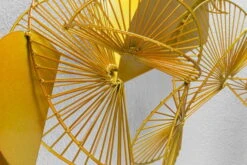 Sculpture Murale En Métal 'Crescent Moon' 105x47x22cm -Magasin De Rénovation Domiciliaire kl06064 abstrakt gold wanddeko metall wandskulptur wandbilder aus metall 08