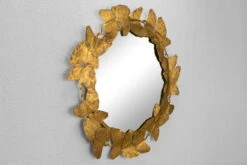 Miroir Mural En Métal 'Ginkgo Wreath' 80x80x5cm 15 Miroir Mural En Métal 'Ginkgo Wreath' 80x80x5cm -Magasin De Rénovation Domiciliaire kl06238 wandspiegel blaetter gingko gold wandspiegel spiegel metall deko spiegel 05
