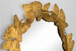 Miroir Mural En Métal 'Ginkgo Wreath' 80x80x5cm 16 Miroir Mural En Métal 'Ginkgo Wreath' 80x80x5cm -Magasin De Rénovation Domiciliaire kl06238 wandspiegel blaetter gingko gold wandspiegel spiegel metall deko spiegel 06