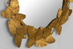 Miroir Mural En Métal 'Ginkgo Wreath' 80x80x5cm 19 Miroir Mural En Métal 'Ginkgo Wreath' 80x80x5cm -Magasin De Rénovation Domiciliaire kl06238 wandspiegel blaetter gingko gold wandspiegel spiegel metall deko spiegel 09