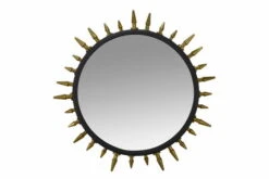 Miroir Mural En Métal 'Spitting Image' 52x52x7,5cm