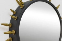 Miroir Mural En Métal 'Spitting Image' 52x52x7,5cm -Magasin De Rénovation Domiciliaire kl06257 abstrakt wandspiegel zacken gold wandspiegel spiegel metall deko spiegel 08