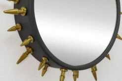 Miroir Mural En Métal 'Spitting Image' 52x52x7,5cm -Magasin De Rénovation Domiciliaire kl06257 abstrakt wandspiegel zacken gold wandspiegel spiegel metall deko spiegel 09