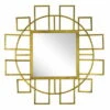 Miroir Mural En Métal 'Fast Forward' 89x89x2,5cm -Magasin De Rénovation Domiciliaire kl06262 wandspiegel formen kreis gold wandspiegel spiegel metall deko spiegel 01