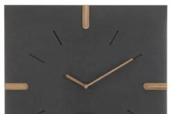 Horloge Murale Design 'THE OPPOSITE.' -Magasin De Rénovation Domiciliaire kl06522 schwarz braun wanduhren wanduhr modern design minimalistisch 04