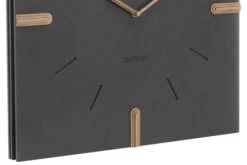 Horloge Murale Design 'THE OPPOSITE.' -Magasin De Rénovation Domiciliaire kl06522 schwarz braun wanduhren wanduhr modern design minimalistisch 05