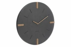 Horloge Murale Design 'THE WOODY.' -Magasin De Rénovation Domiciliaire kl06523 schwarz braun wanduhren wanduhr modern design minimalistisch 02