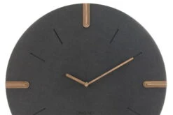 Horloge Murale Design 'THE WOODY.' -Magasin De Rénovation Domiciliaire kl06523 schwarz braun wanduhren wanduhr modern design minimalistisch 04