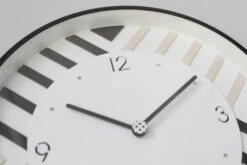Horloge Murale Design 'THE PATTERNED.' 13 Horloge Murale Design 'THE PATTERNED.' -Magasin De Rénovation Domiciliaire kl06529 schwarz weiss design wanduhr wanduhr modern design minimalistisch 03