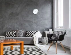Horloge Murale Design 'THE PATTERNED.' 17 Horloge Murale Design 'THE PATTERNED.' -Magasin De Rénovation Domiciliaire kl06529 schwarz weiss wanduhren wanduhr modern design minimalistisch 07