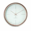 Horloge Murale Design 'THE REFLECTIVE.' -Magasin De Rénovation Domiciliaire kl06533 kupfer weiss wanduhren wanduhr modern design minimalistisch 01