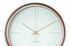 Horloge Murale Design 'THE REFLECTIVE.' -Magasin De Rénovation Domiciliaire kl06533 kupfer weiss wanduhren wanduhr modern design minimalistisch 04