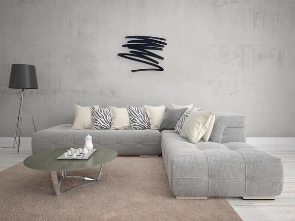 Sculpture Murale En Métal 'Sweeping Harmony' 97x70x3cm 6 Sculpture Murale En Métal 'Sweeping Harmony' 97x70x3cm – Image 4