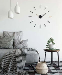Horloge Murale Design 'THE MINIMALIST.' 15 Horloge Murale Design 'THE MINIMALIST.' -Magasin De Rénovation Domiciliaire kl07816 schwarz wanduhren wanduhr modern design minimalistisch 07