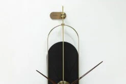 Horloge Murale Design 'THE BLACK PLANET.' -Magasin De Rénovation Domiciliaire kl07826 schwarz wanduhren wanduhr modern design minimalistisch 04