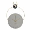 Horloge Murale Design 'THE GREY ANTLER.' 2 Horloge Murale Design 'THE GREY ANTLER.' -Magasin De Rénovation Domiciliaire kl07835 grau schwarz wanduhren wanduhr modern design minimalistisch 01