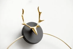 Horloge Murale Design 'THE GREY ANTLER.' -Magasin De Rénovation Domiciliaire kl07835 grau schwarz wanduhren wanduhr modern design minimalistisch 05