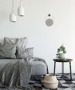 Horloge Murale Design 'THE GREY ANTLER.' -Magasin De Rénovation Domiciliaire kl07835 grau schwarz wanduhren wanduhr modern design minimalistisch 06