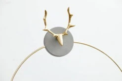 Horloge Murale Design 'THE BLACK ANTLER.' -Magasin De Rénovation Domiciliaire kl07836 schwarz grau wanduhren wanduhr modern design minimalistisch 05