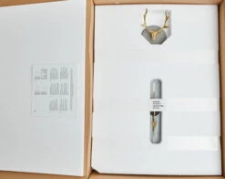 Horloge Murale Design 'THE BLACK ANTLER.' -Magasin De Rénovation Domiciliaire kl07836 schwarz grau wanduhren wanduhr modern design minimalistisch 16